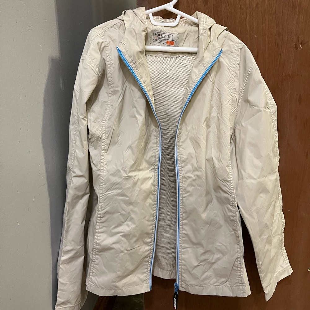 Girl’s size 11 / 12 Tan Dust / Wind Breaker Jacket by Kopars
